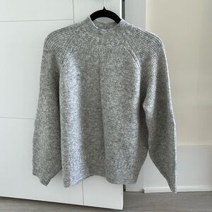 Sezane Otis Jumper Gris Chiné Clair - Size S
